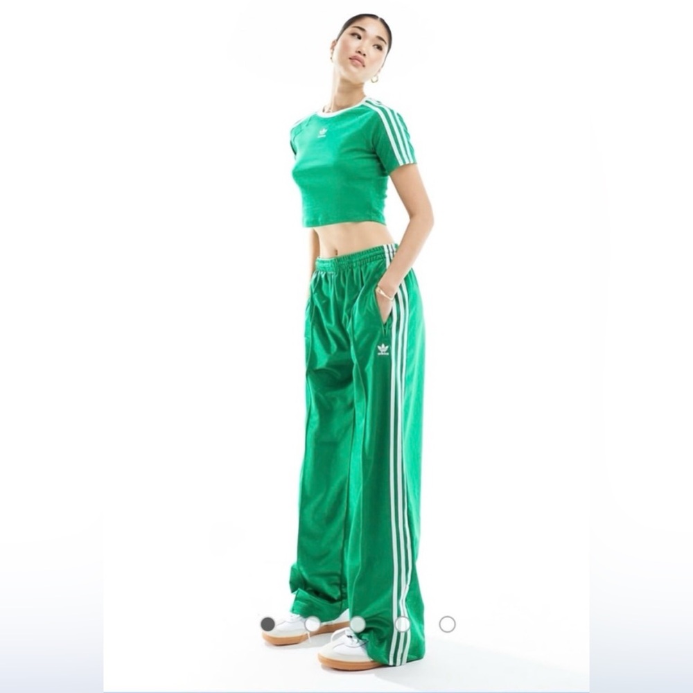adidas originals firebird Track Pants in green